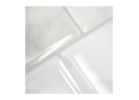 Smart Tiles Mosaik Series SM1080-4 Wall Tile, 8.38 in L Tile, 11.56 in W Tile, Straight Edge, Metro Carrera Pattern Gray/White
