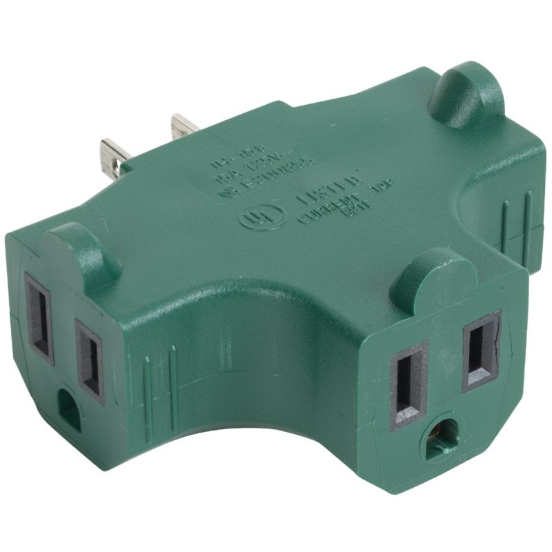 Do it Multi-Outlet Tap Adapter Green, 15A