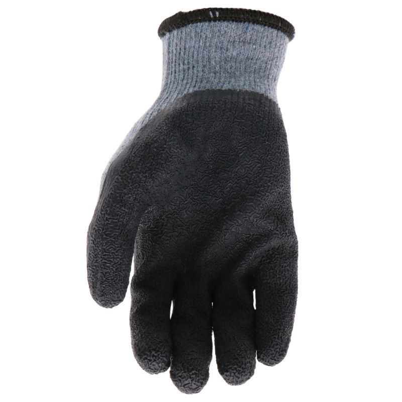 Boss Grip Series B32041-M Coated Gloves, M, Slip-On Cuff, Latex Coating, Polyester, Gray M, Gray