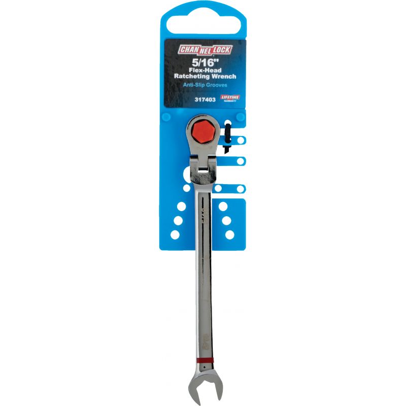 Channellock Ratcheting Flex-Head Wrench 5/16 In.