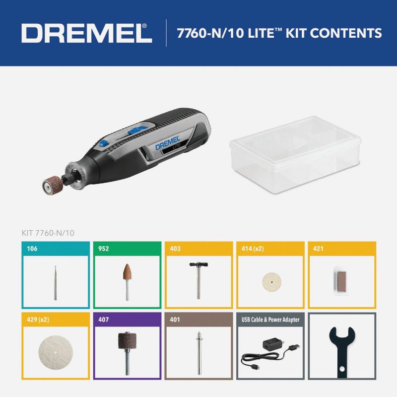 Dremel Lite Cordless Rotary Tool Kit