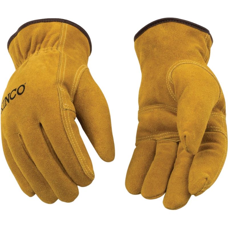 Kinco Men&#039;s Full Suede Winter Work Glove L, Golden