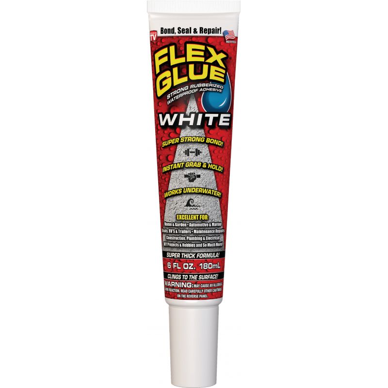 Flex Glue Multi-Purpose Adhesive White, 6 Oz. (Pack of 6)