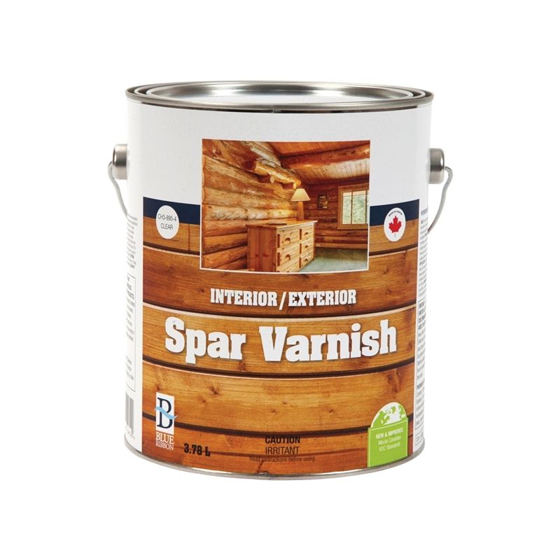 UCP Paints CH3-895-4 Spar Varnish, Clear Clear