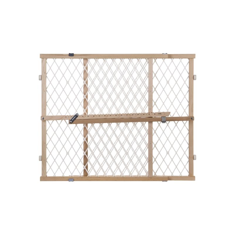 North States 4604 Security Gate, Wood, Natural, 23 in H Dimensions Natural