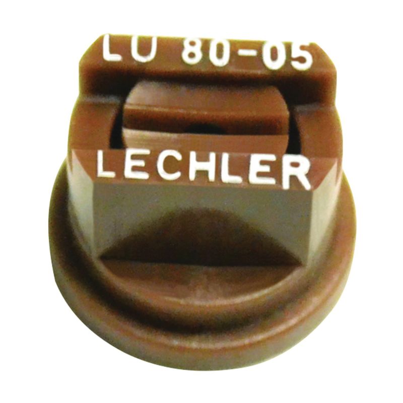 Green Leaf LU 80-05 6PK Spray Nozzle, Multi-Range Universal Flat, Polyoxymethylene, Brown Brown