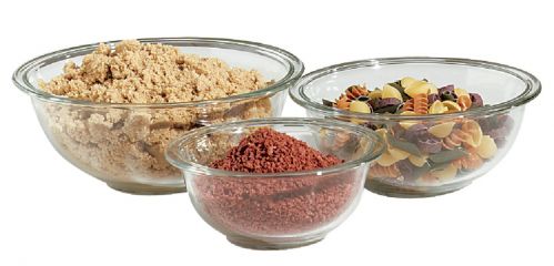 Pyrex Smart Essentials 6-Piece Glass Mixing Bowl Set with Assorted