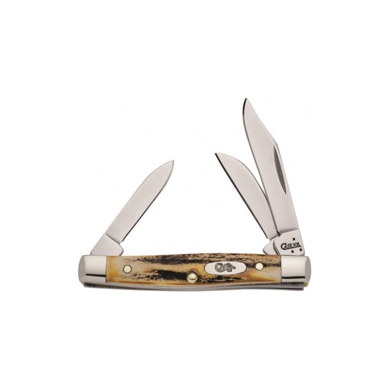 CASE 178 Folding Pocket Knife, 2 in Clip, 1-1/2 in Sheep Foot, 1.49 in Pen L Blade, 3-Blade 2 In Clip, 1-1/2 In Sheep Foot, 1.49 In Pen