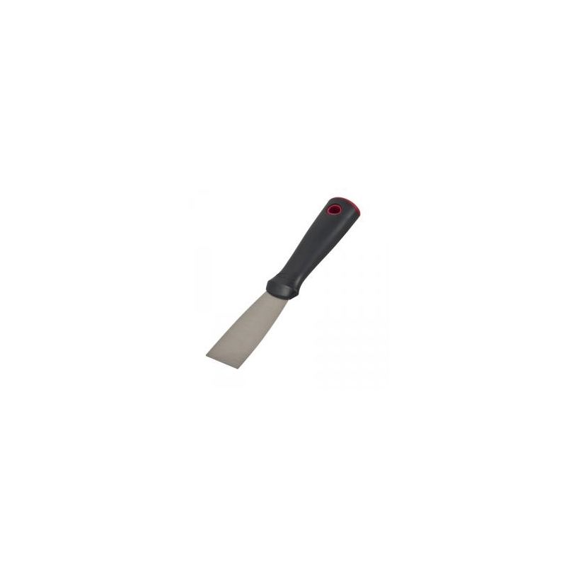 Hyde 04101 Putty Knife, 1-1/2 in W Blade, HCS Blade, Polypropylene Handle, Ergonomic Handle
