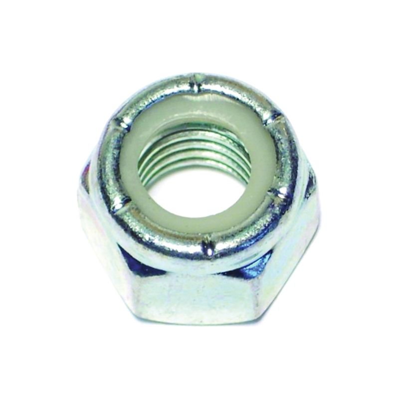 Midwest Fastener 03653 Lock Nut, Coarse Thread, 1/2-13 Thread, Nylon, Zinc