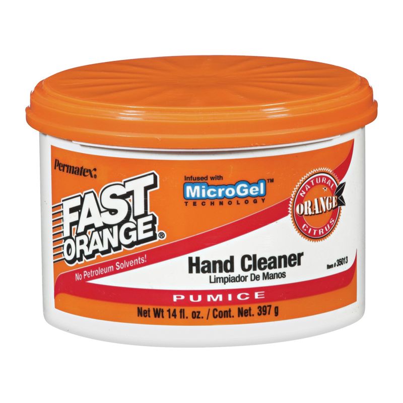 Fast Orange 35013 Hand Cleaner, Paste, White, Citrus, 14 oz, Tub White