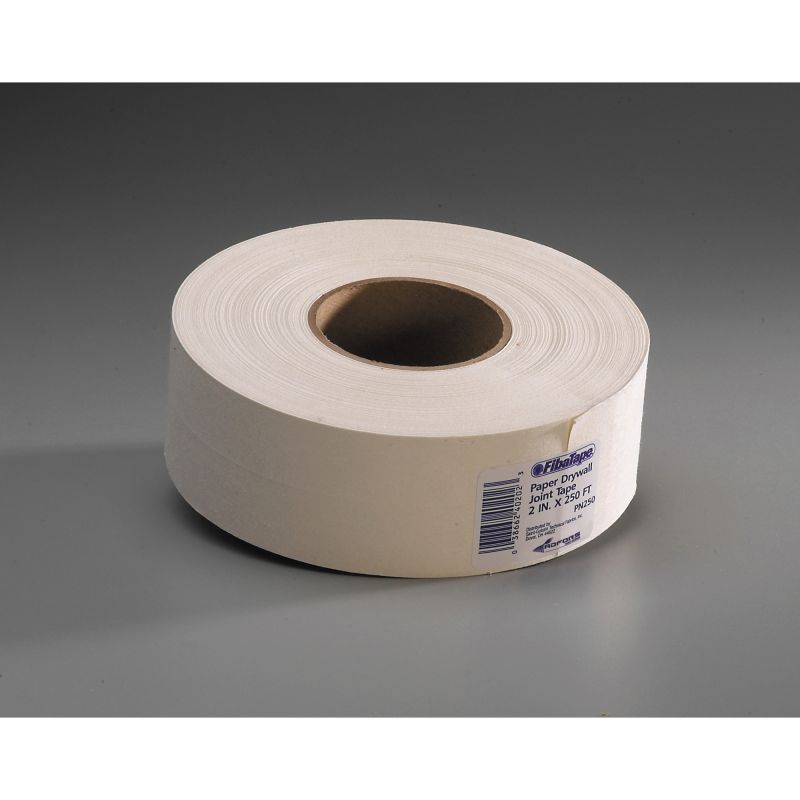 Adfors FDW6618-U Drywall Joint Tape, 250 ft L, 2 in W, White White