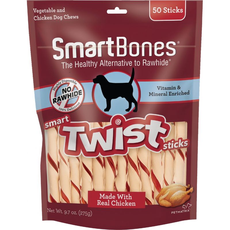 SmartBone Twist Sticks Chew 50-Pack