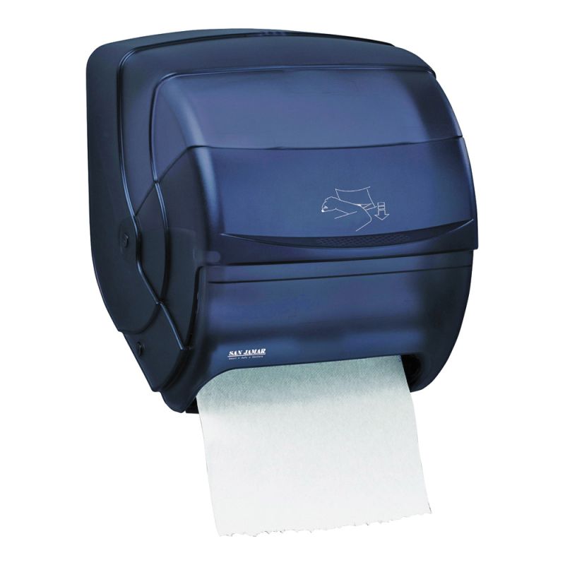 North American Paper T850TBK Towel Dispenser, 8-1/4 in W Roll, 8-1/2 in Dia Roll, Plastic Black Pearl