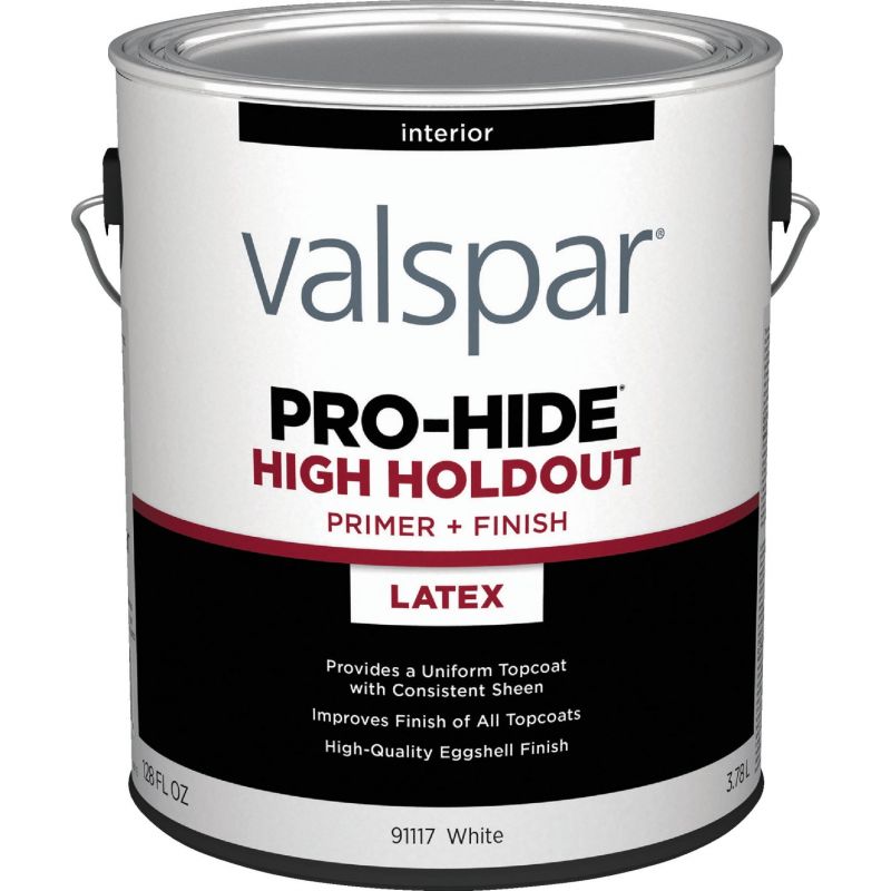 Valspar Pro-Hide High Hold-Out Latex Interior Primer And Sealer White, 1 Gal.