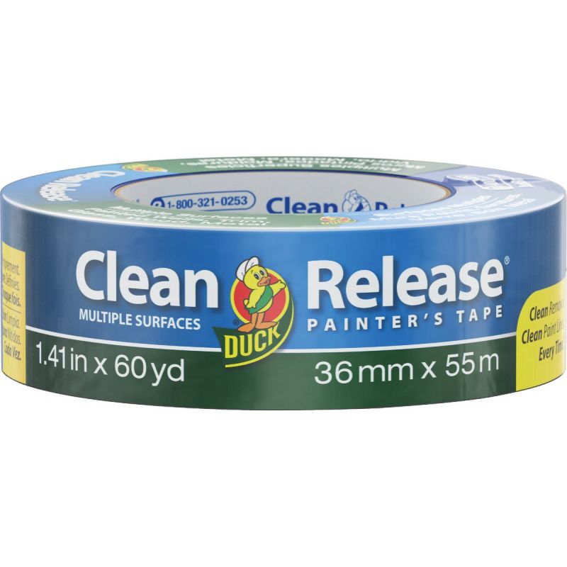 Duck Brand Clean Release Blue Tape 60 Yd. Masking Tape Blue