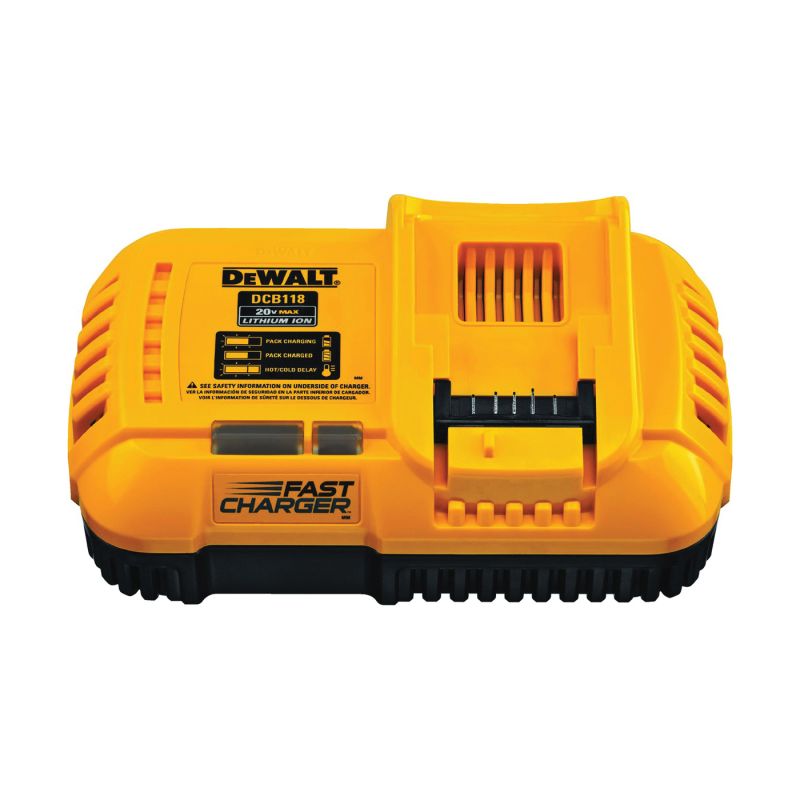 DeWALT DCB118 Fast Charger, 20 to 60 V Input, 6 Ah, 60 min Charge, Battery Included: Yes