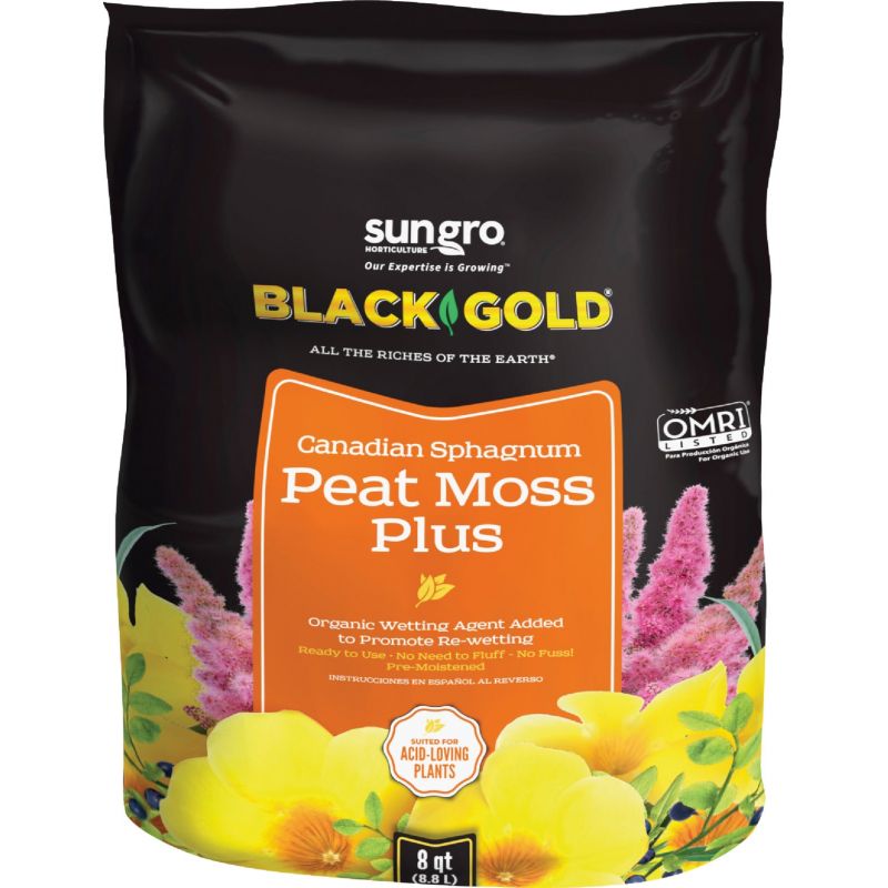 Black Gold Sphagnum Peat Moss Plus