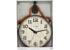 Westclox Wall Clock with Rope &amp; Pulley