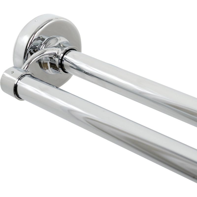 Zenith 43 In. To 72 In. Adjustable Double Shower Rod
