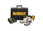 DeWALT DCS391P1 Circular Saw Kit, Battery Included, 20 V, 5 Ah, 6-1/2 in Dia Blade, 0 to 50 deg Bevel