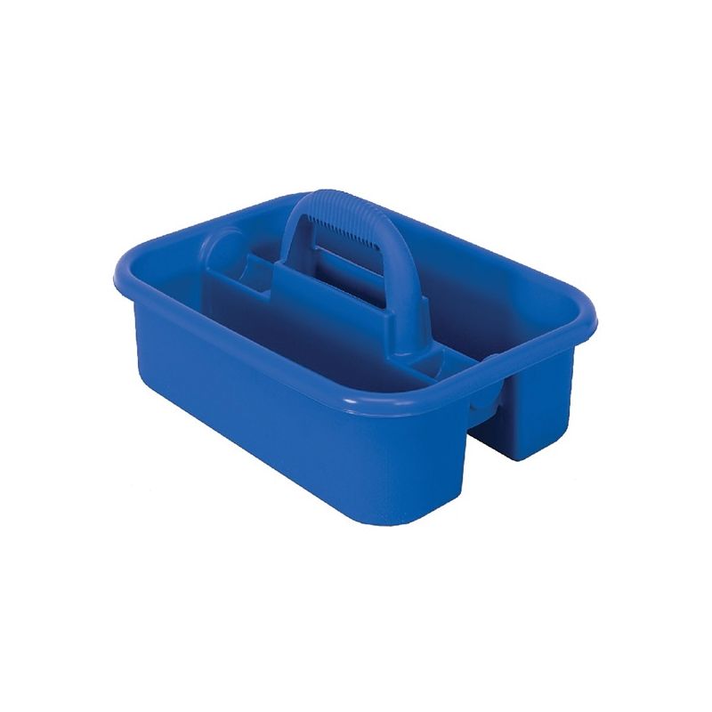 Quantum Storage Systems RTC500BL Tool Caddy, HDPE, Blue, 13-3/8 in OAW, 9-1/8 in OAH, 18-1/4 in OAD Blue