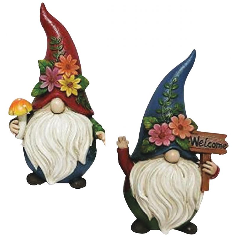 Exhart Gnome Welcome Lawn Ornament Asst. (Pack of 6)