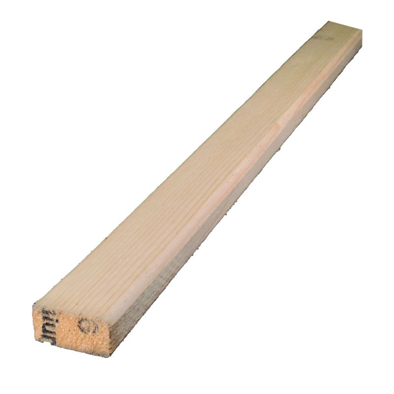 ALEXANDRIA Moulding 001X2-WS096C1 Furring Strip, 8 ft L Nominal, 2 in W Nominal, 1 in Thick Nominal (Pack of 12)