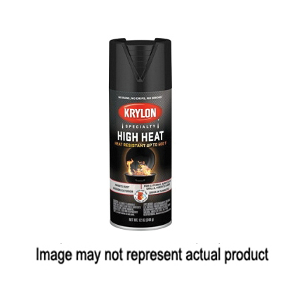 Krylon K05557007 12 oz. Satin Black COLORmaxx Spray (6 Pack)