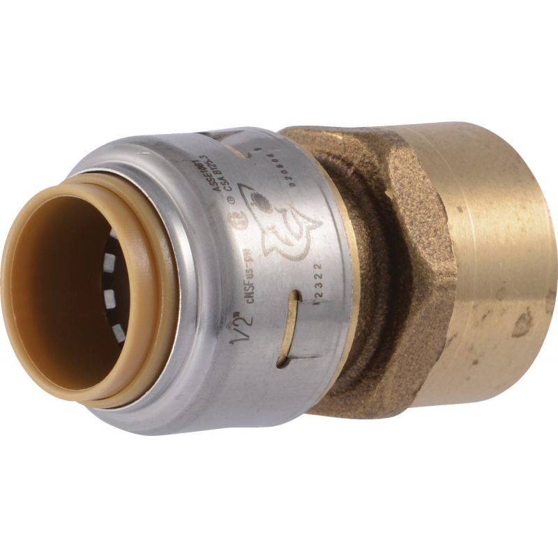 SharkBite Push-to-Connect Brass Female Adapter