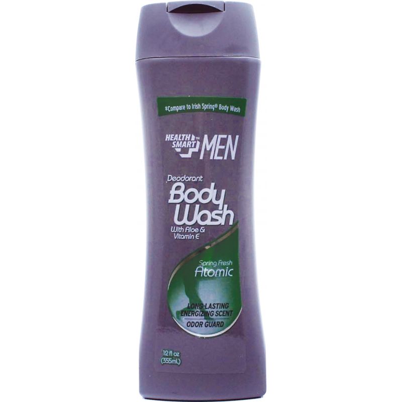 Health Smart Deodorant Body Wash For Men 12 Oz. (Pack of 12)