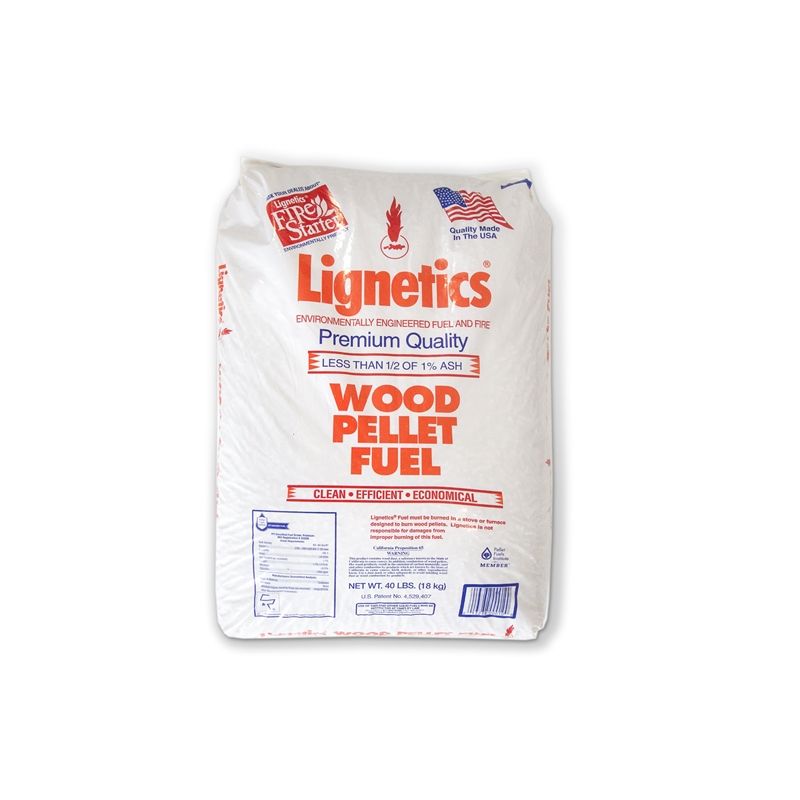 Lignetics FG10 Wood Fuel Pellet, 16 in L, 40 lb