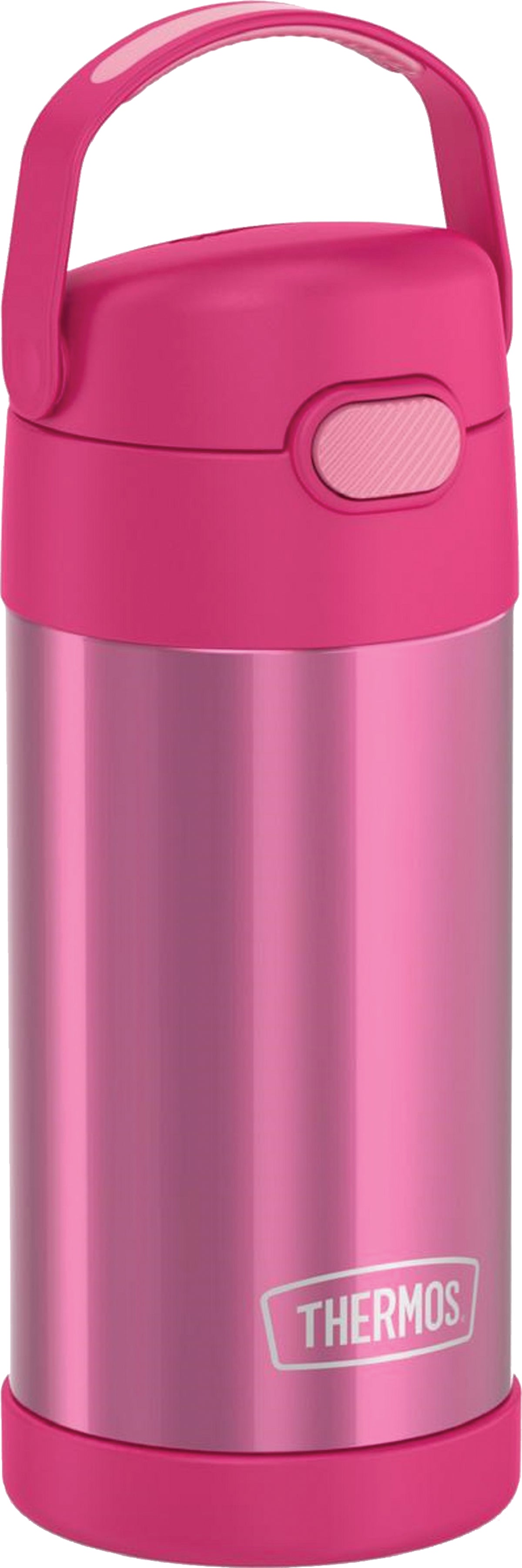 Thermos FUNtainer Vacuum Insulated Stainless Steel Straw Water Bottle 12oz  - Pink