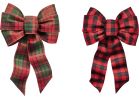 Holiday Trims 5-Loop Christmas Bow Assorted (Pack of 12)