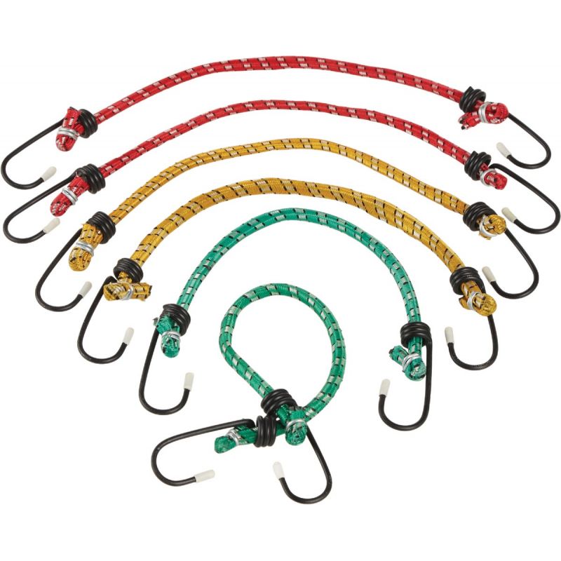 Smart Savers 12 In. Bungee Cord Set (Pack of 12)