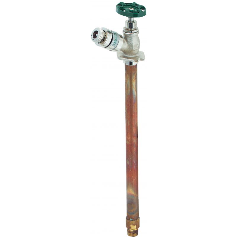 Arrowhead Brass 1/2 In. X 1/2 In. MIP X 3/4 In. HT Anti-Siphon, Frost Free Wall Hydrant 1/2 In. Copper SWT X 1/2 MIP