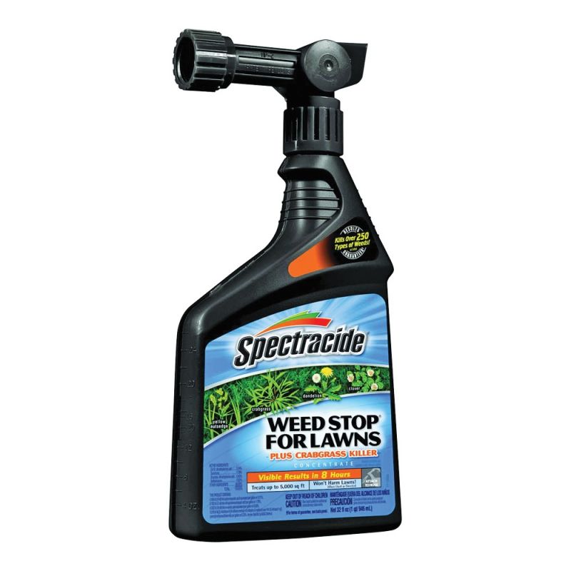 Spectracide HG-95703 Weed and Crabgrass Killer, Liquid, Brown, 32 oz Brown