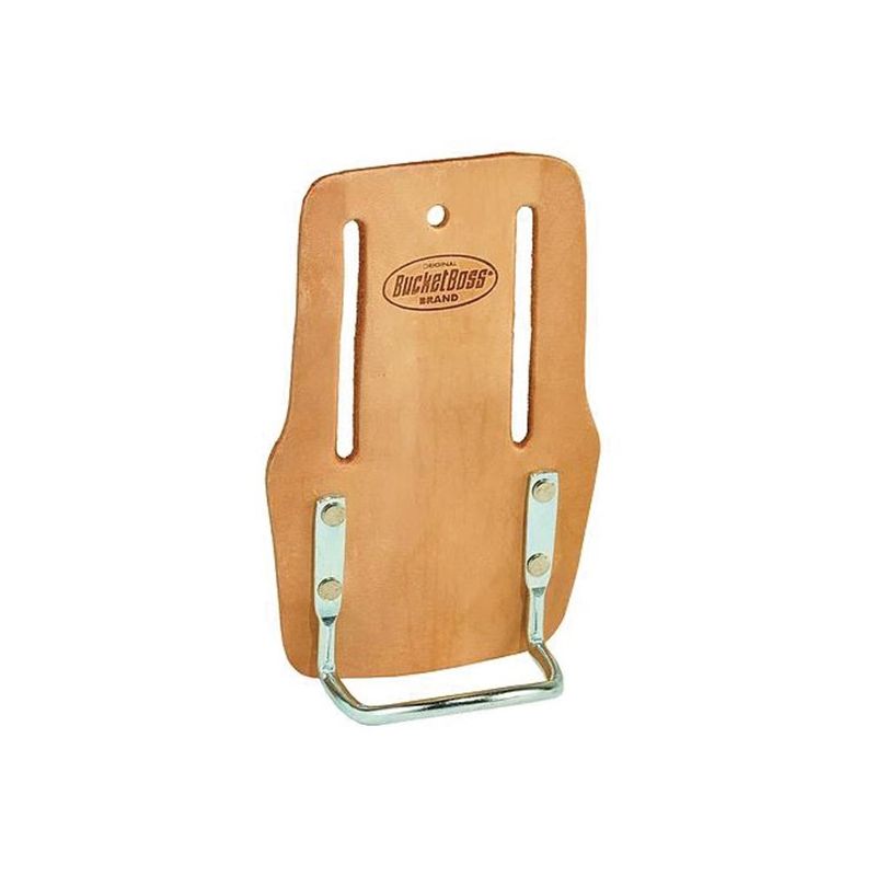 Bucket Boss Classic Leather Series 55128 Hammer Holder, Leather/Metal/Steel, For: 2 in W Work Belts