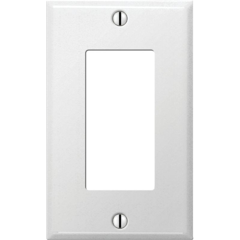 Amerelle PRO Stamped Steel Rocker Decorator Wall Plate Smooth White