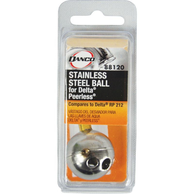 Danco No. 212 Stainless Steel Ball Replacement Delta/Peerless No. 212 Single Handle