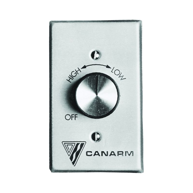 Canarm MC5 Fan Speed Control Switch, 5 A, 120 V, Rotary Actuator