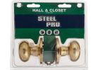 Steel Pro Half Round Hall And Closet Knob