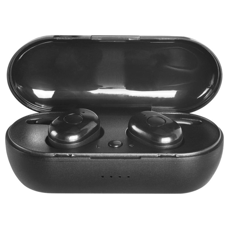 PowerZone KL-015BT Earbuds, Black Black