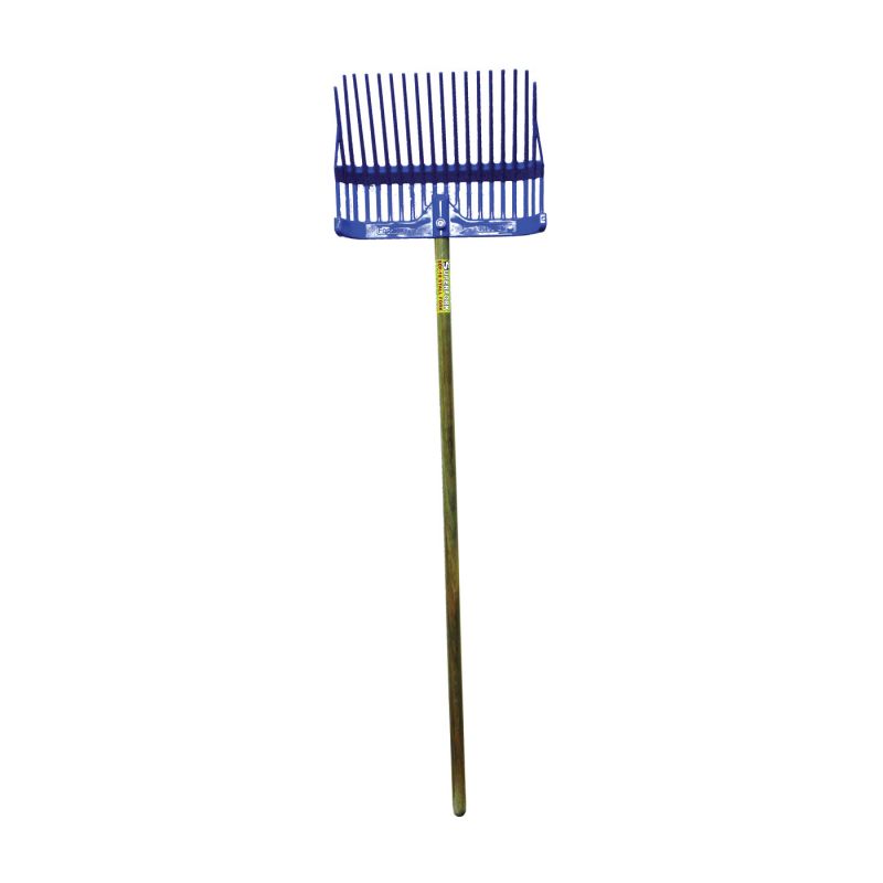 Fortex-Fortiflex 1308100 Stall Fork, Plastic Tine, Polycarbonate Handle, Blue Blue (Pack of 3)
