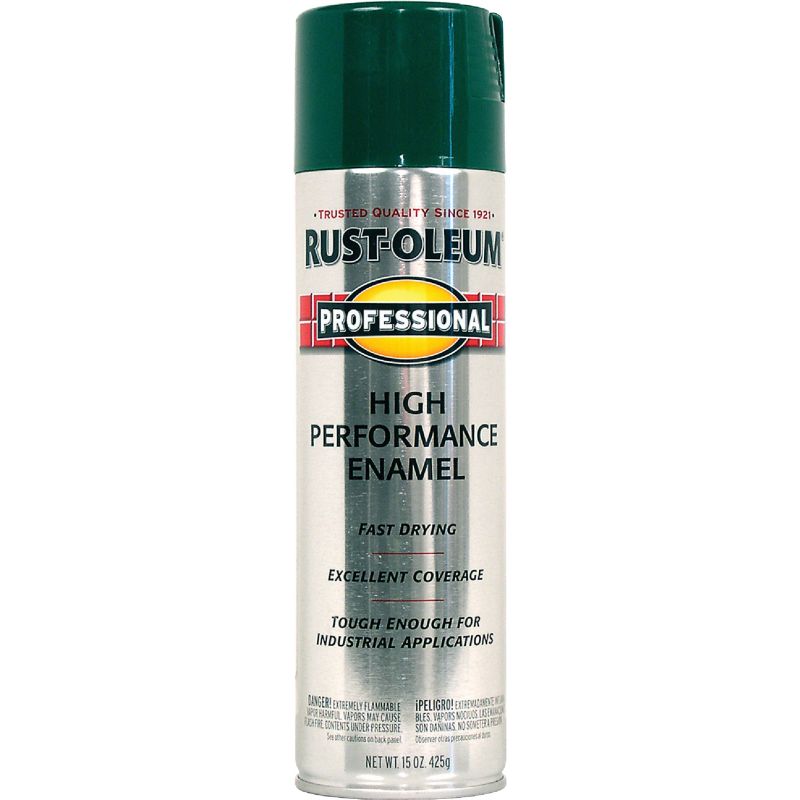 Rust-Oleum Professional High Performance Enamel Spray Paint 15 Oz., Safety Green