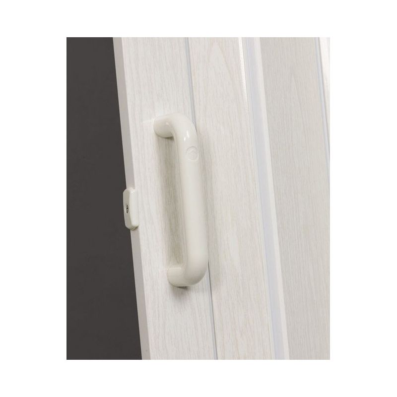 SPECTRUM OK32-3680FL Folding Door Kit, 32 to 36 in W, 80 in H, Vinyl Door, Oakmont Frost White Oakmont Frost White