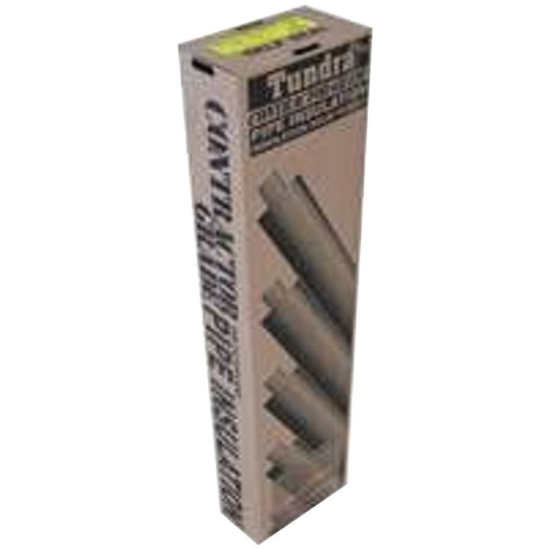 Quick R 71181T Pipe Insulation, 1-1/8 in ID x 2-5/8 in OD Dia, 6 ft L, Polyolefin, Charcoal Charcoal