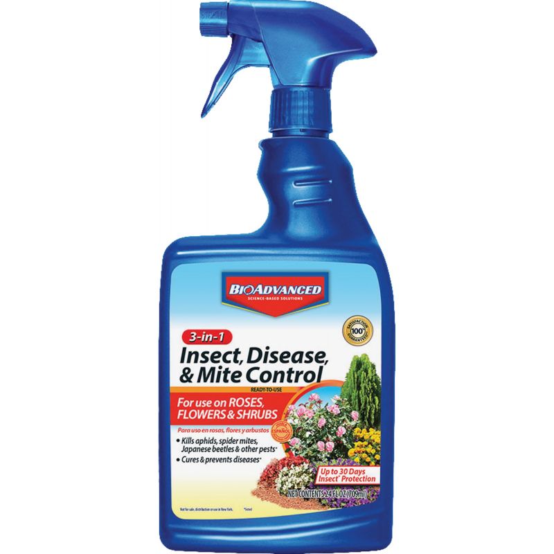 BioAdvanced 3-In-1 Insect &amp; Disease Killer 24 Oz., Trigger Spray