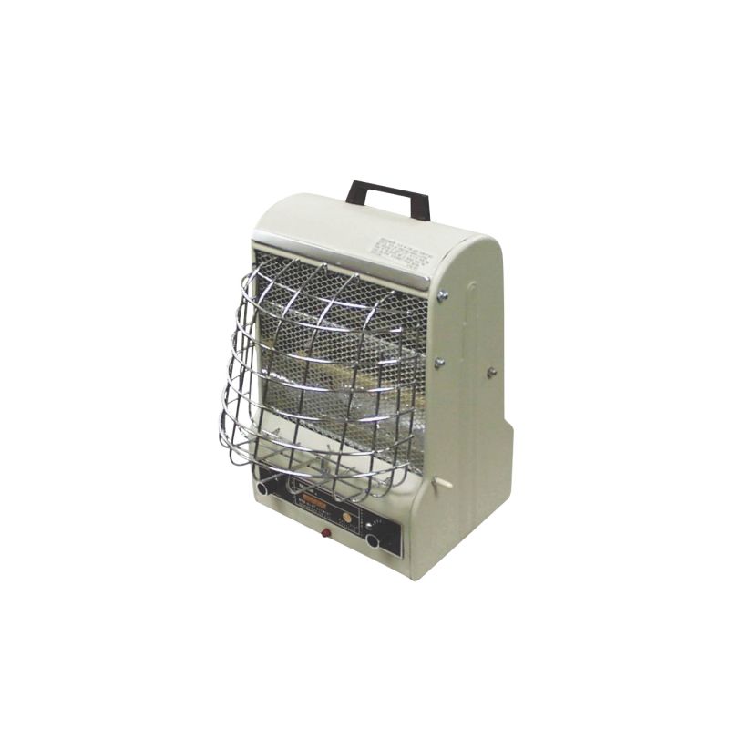 TPI 198 TMC Electric Heater, 5/7.5/12.5 A, 120 V, 600/900/1500 W, 3-Heating Stage, White White