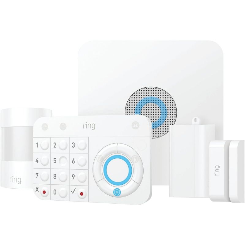 Ring Home Motion Activated Alarm Kit White